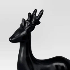 Ceramic Standing Deer Christmas Animal Figurine - Wondershop™ Black: Indoor Holiday Decor, 12" Tall -Christmas Sale Store GUEST 70be7d98 8dc7 4c5b 86ff e3a6ad5b4661