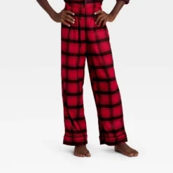 Kids' Plaid Long Sleeve Shirt And Pants Holiday Matching Family Pajama Set - Wondershop™ Red/Black -Christmas Sale Store GUEST 7c662e03 8eb9 4bbe b9b0 29111d5f6e0f