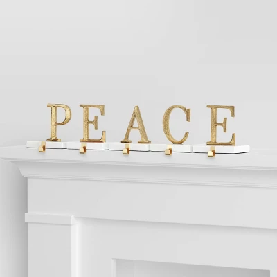 Christmas Stocking Holder Peace - Wondershop™ 2 Christmas Stocking Holder Peace - Wondershop™ - Image 2
