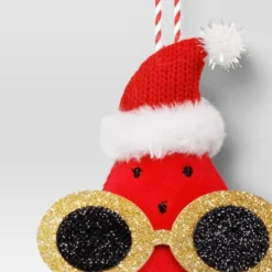 5" Christmas Fabric Fruit Watermelon Ornament - Wondershop™ -Christmas Sale Store GUEST 813fe051 c94d 4a20 86b2 87aceb417a3b