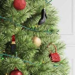 3pc Christmas Gift Ornament Set Glass Fashionista - Wondershop™