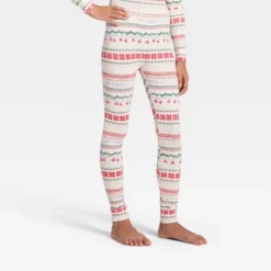 Kids' "Let It Snow" Fair Isle Cozy Knit Long Sleeve Shirt And Pants Holiday Matching Family Pajama Set - Wondershop™ Cream -Christmas Sale Store GUEST 8797dcf5 76b5 416e 8f9f 5b2bdab15536