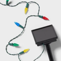 50ct Solar LED Faceted Christmas Indoor Outdoor String Lights With Green Wire - Wondershop™ -Christmas Sale Store GUEST 88f8c51e c2b6 42f8 b56c f28a40bbcf22