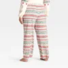 Women's "Let It Snow" Fair Isle Microfleece Holiday Matching Family Pajama Pants - Wondershop™ Cream -Christmas Sale Store GUEST 893e483b e148 432f a16b a462e46c1706