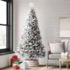 7.5' Pre-Lit Flocked Full Alberta Spruce Artficial Christmas Tree With Warm White LED Lights - Wondershop™ -Christmas Sale Store GUEST 8ce65c55 c28a 44ba b441 adbd0135b8d3