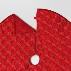 48" Christmas Embroidered Bow Velvet Tree Skirt Red - Wondershop™ -Christmas Sale Store GUEST 8f2b466c 3325 4c6c bd70 d84fd10cf88a