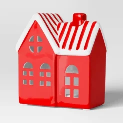 5" Christmas Lit Red Ceramic House Decor - Wondershop™ -Christmas Sale Store GUEST 9063c22b d9c5 4fe6 b8d3 783cd3c08096