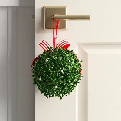 Christmas Box Wood Mistletoe - Wondershop™ 1 Christmas Box Wood Mistletoe - Wondershop™