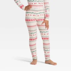 Toddler "Let It Snow" Fair Isle Cozy Knit Long Sleeve Shirt And Pants Holiday Matching Family Pajama Set - Wondershop™ Cream -Christmas Sale Store GUEST 988ea061 c67a 425d 8bc4 dea69e4c521e