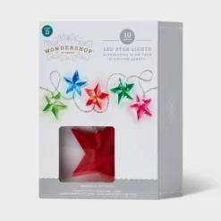 10ct LED Dewdrop Star Christmas Indoor Outdoor Novelty String Lights Multicolor With Clear Wire - Wondershop™ 7 10ct LED Dewdrop Star Christmas Indoor Outdoor Novelty String Lights Multicolor With Clear Wire - Wondershop™ -Christmas Sale Store GUEST 9ac0d0a3 6d89 4123 89f9 50bd0a6b34a8