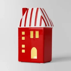 6.25" Christmas Lit Ceramic House - Wondershop™ -Christmas Sale Store GUEST 9c1b1596 f194 45bf bcfe fd3f1bf3549f