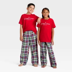 Kids' Plaid Microfleece Holiday Matching Family Pajama Pants - Wondershop™ Cream -Christmas Sale Store GUEST 9c3f608d e77e 47e3 a869 54df28171cb3