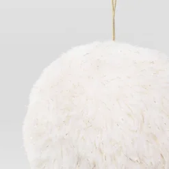 Christmas Fabric White Ball Ornament - Wondershop™ -Christmas Sale Store GUEST 9ea6555c 90b9 413e b67f 5125c79c8933