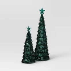 2pk Christmas 18" And 12" Tinsel Trees - Wondershop™ -Christmas Sale Store GUEST 9f2fd553 c8e3 4af8 9db7 efd38bb6d889