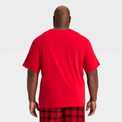 Men's "Cabin Crew" Short Sleeve Holiday Matching Family Pajama Shirt - Wondershop™ Red