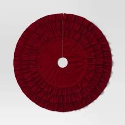 48" Velvet Tree Skirt With 3 Layers Of Ruffles - Wondershop™ -Christmas Sale Store GUEST a664b47b fdf8 49cc b448 ac2027232ffc