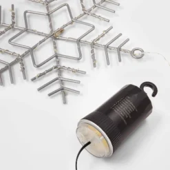 3pk Battery Operated LED Hanging Metal Snowflake Christmas Lights - Wondershop™: Indoor/Outdoor Use With Timer -Christmas Sale Store GUEST a7c21ba3 7199 4acc 99ec aa17d8326f25