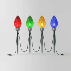 4pc LED Big Bulb Christmas Novelty Pathway - Wondershop™ -Christmas Sale Store GUEST aaed4459 acdf 49d5 8f26 8901e9a33b80