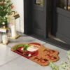 1'6"x2'6" Christmas Santa 'Ho Ho Ho' Coir Doormat Red - Wondershop™: Outdoor Novelty Rug, Medium Pile, Latex Backing -Christmas Sale Store GUEST b1d199f1 9d24 4690 bc99 d0b96299de0b