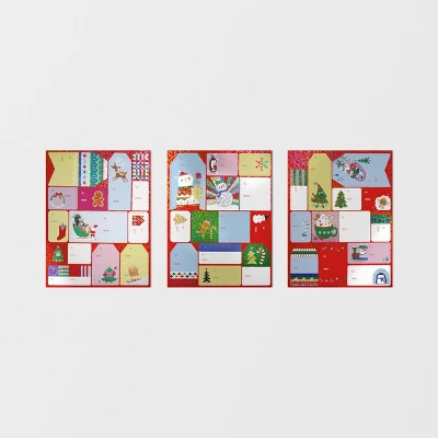 70ct Christmas Peel And Stick Gift Tags - Wondershop™ 2 70ct Christmas Peel And Stick Gift Tags - Wondershop™ - Image 2