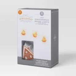 8ct LED Battery Operated Christmas Gingerbread Houses Novelty String Lights Warm White With Clear Wire - Wondershop™ -Christmas Sale Store GUEST b8f016d4 da4a 4f9f 8c8e 7e6fdc495fc0