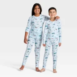 Kids' "Tis The Ski-son!" Cozy Knit Long Sleeve Shirt And Pants Holiday Matching Family Pajama Set - Wondershop™ Blue 9 Kids' "Tis The Ski-son!" Cozy Knit Long Sleeve Shirt And Pants Holiday Matching Family Pajama Set - Wondershop™ Blue -Christmas Sale Store GUEST bac4f86a c123 4a1e 9b07 ac31402aa9d9