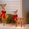 LED Faux Rattan Fawn With Red Bow Christmas Novelty Sculpture Light - Wondershop™ 4 LED Faux Rattan Fawn With Red Bow Christmas Novelty Sculpture Light - Wondershop™ -Christmas Sale Store GUEST bba1379c d24c 40f6 8538 5ec89b0c4dca