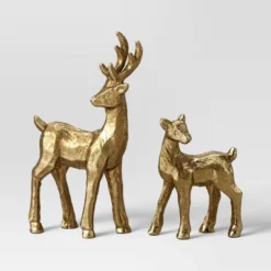 8pk Christmas Poly Animals/Trees/People Decor Set Gold - Wondershop™ -Christmas Sale Store GUEST c6d57324 13ff 46f6 9116 4469dca4d8d7