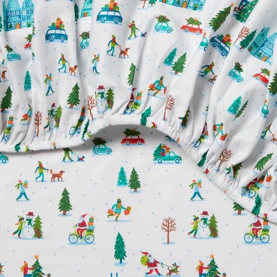 Christmas Cotton Sateen Sheet Set - Wondershop™ 3 Christmas Cotton Sateen Sheet Set - Wondershop™ - Image 3