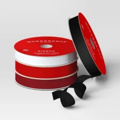 4 Pk Christmas Velvet Ribbon Gift Packaging Accessories Red/Black/White - Wondershop™ 3 4 Pk Christmas Velvet Ribbon Gift Packaging Accessories Red/Black/White - Wondershop™ -Christmas Sale Store GUEST cd175276 008d 41ac 8cb0 b95807eb9328