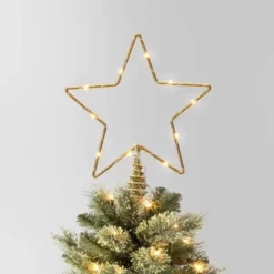 10in LED Lit Dewdrop Glitter Metal Open Star Christmas Tree Topper - Wondershop™ -Christmas Sale Store GUEST cd1a9f64 b76a 4076 a498 c65f10474e57