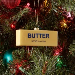 Glass Butter Christmas Tree Ornament - Wondershop™: Novelty Kitchen Decor, Indoor Use