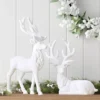 13.5" Christmas Flocked Standing Deer White - Wondershop™ -Christmas Sale Store GUEST ce5c1783 d99d 43cc ad0e 0f41c0b52bc7
