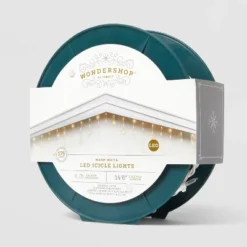 175ct LED Christmas Icicle Lights Spool Warm White With White Wire - Wondershop™ 6 175ct LED Christmas Icicle Lights Spool Warm White With White Wire - Wondershop™ -Christmas Sale Store GUEST ceec7953 1a97 4b6a a5e1 0e765a4577d4