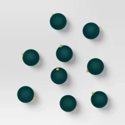 9ct 80mm Christmas Flocked Ball Ornament Set - Wondershop™ -Christmas Sale Store GUEST d0472f6c 1fa1 4e7b 8ad3 9a64d439a6ff