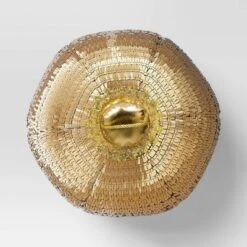 9"x11" 3D Christmas Disco Ball Shape Sequin Pillow Champagne Gold - Wondershop™ -Christmas Sale Store GUEST d0ec017c ed97 4430 b495 6f950403297b