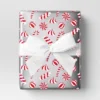 30” 25 Sq Ft Christmas Roll Wrap Red/White Candy On Silver - Wondershop™ -Christmas Sale Store GUEST d6a15ecd 36b0 4587 aa84 06031a9d8f4e
