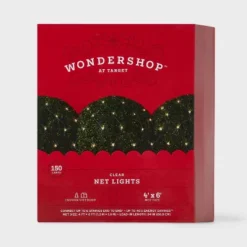 150ct 4'x6' Incandescent Mini Christmas Net Lights With Green Wire - Wondershop™ 9 150ct 4'x6' Incandescent Mini Christmas Net Lights With Green Wire - Wondershop™ -Christmas Sale Store GUEST d779278f 4899 456b 9750 55fd538be613