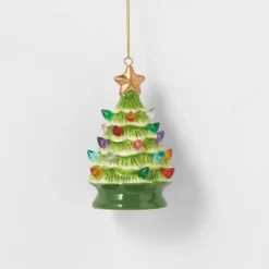 Lit Ceramic Retro Christmas Tree Ornament - Wondershop™ 6 Lit Ceramic Retro Christmas Tree Ornament - Wondershop™ -Christmas Sale Store GUEST ddb44c80 8bcd 4e09 88d0 18792ad8ca7c