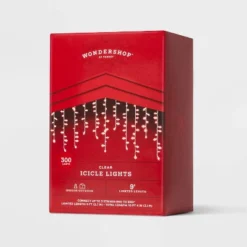 300ct High Density Christmas Icicle Lights Clear With White Wire - Wondershop™: Indoor/Outdoor, Incandescent 6 300ct High Density Christmas Icicle Lights Clear With White Wire - Wondershop™: Indoor/Outdoor, Incandescent -Christmas Sale Store GUEST df02da21 f801 4789 aea1 da94ea459138