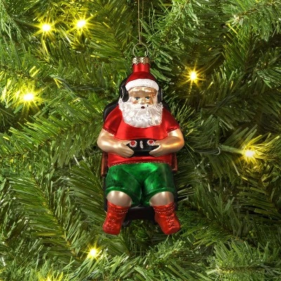 Christmas Santa Playing Video Games Ornament - Wondershop™ 1 Christmas Santa Playing Video Games Ornament - Wondershop™
