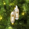 Christmas Glass Golden Shoes Ornament - Wondershop™ -Christmas Sale Store GUEST e465aa6d bfed 4a8d 9798 aa07867f739c