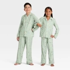 Kids' Gingerbread Striped Long Sleeve Shirt And Pants Holiday Matching Family Pajama Set - Wondershop™ Cream 9 Kids' Gingerbread Striped Long Sleeve Shirt And Pants Holiday Matching Family Pajama Set - Wondershop™ Cream -Christmas Sale Store GUEST e4fb2d40 3fe3 4b2d a8fc 2c4209323f3e