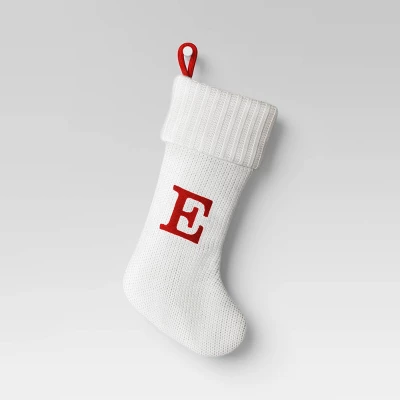 Knit Monogram Christmas Stocking White - Wondershop™ 7 Knit Monogram Christmas Stocking White - Wondershop™ - Image 7