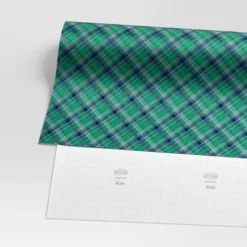 40" 125 Sq Ft Christmas Roll Wrap Green/Blue Plaid - Wondershop™ -Christmas Sale Store GUEST ea48c0e7 8630 4a2d 86e5 7d9204a70b5f
