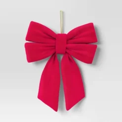 12" Christmas Velvet Bow - Wondershop™ -Christmas Sale Store GUEST ea75d7dc 4901 4c65 a46a 32dddcc45d72