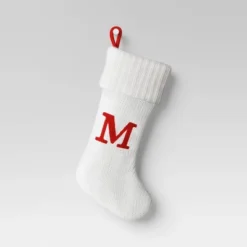 Knit Monogram Christmas Stocking White - Wondershop™ 34 Knit Monogram Christmas Stocking White - Wondershop™ -Christmas Sale Store GUEST ea931c04 1c18 4a27 aaaa dd353950034b