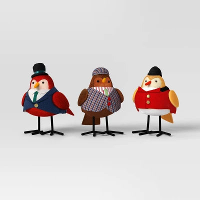 3pk Christmas Featherly Friends Decor - Wondershop™ 7 3pk Christmas Featherly Friends Decor - Wondershop™ - Image 7