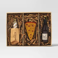 3pc Christmas Gift Ornament Set Glass Wine/Cheese/Baguette - Wondershop™ 6 3pc Christmas Gift Ornament Set Glass Wine/Cheese/Baguette - Wondershop™ -Christmas Sale Store GUEST ed6c2d3b 105e 4e95 bdc6 faf11e77ef47