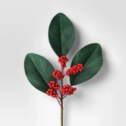 4pc Christmas Pick Set 2 Magnolia Leaf 2 Red Poinsettia - Wondershop™ -Christmas Sale Store GUEST f4255727 4432 43e9 bc15 cf1d5326592b